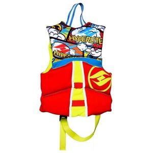 Hyperlite USCG Approved Youth Life Vest - Pink/Turquoise, 55-88lb (2000580)
